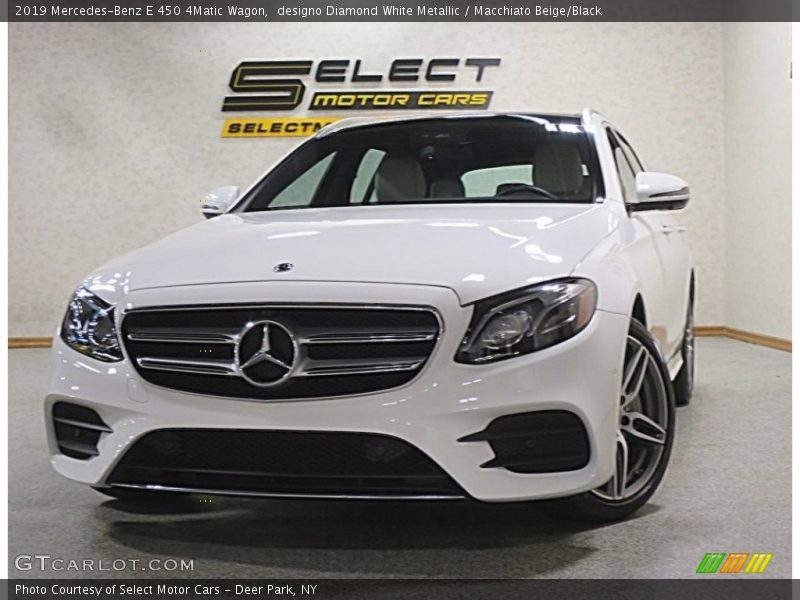 designo Diamond White Metallic / Macchiato Beige/Black 2019 Mercedes-Benz E 450 4Matic Wagon