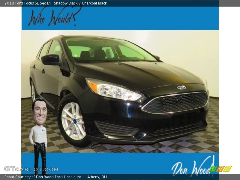 Shadow Black / Charcoal Black 2018 Ford Focus SE Sedan