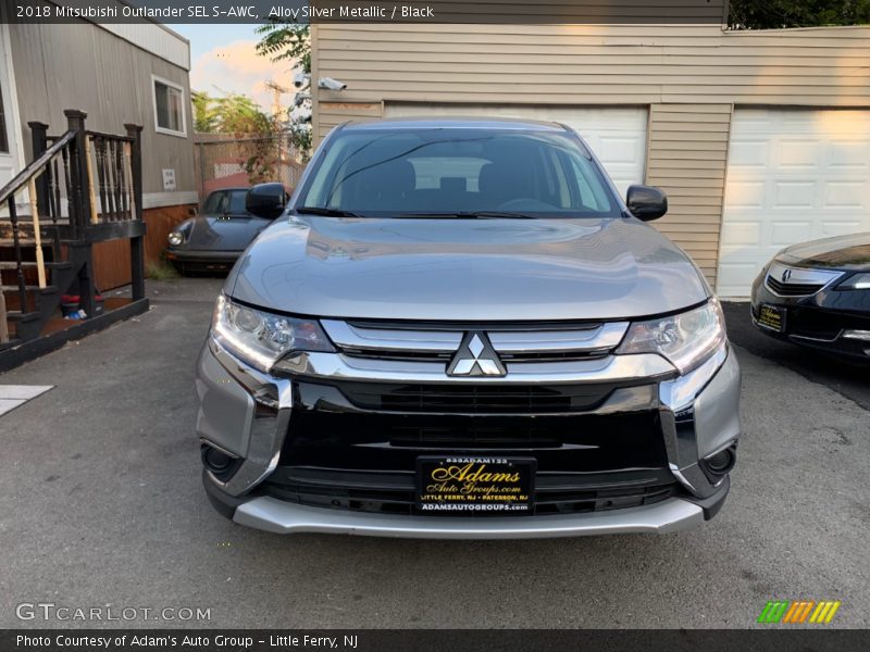 Alloy Silver Metallic / Black 2018 Mitsubishi Outlander SEL S-AWC