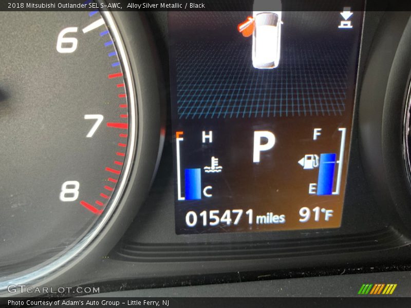 Alloy Silver Metallic / Black 2018 Mitsubishi Outlander SEL S-AWC