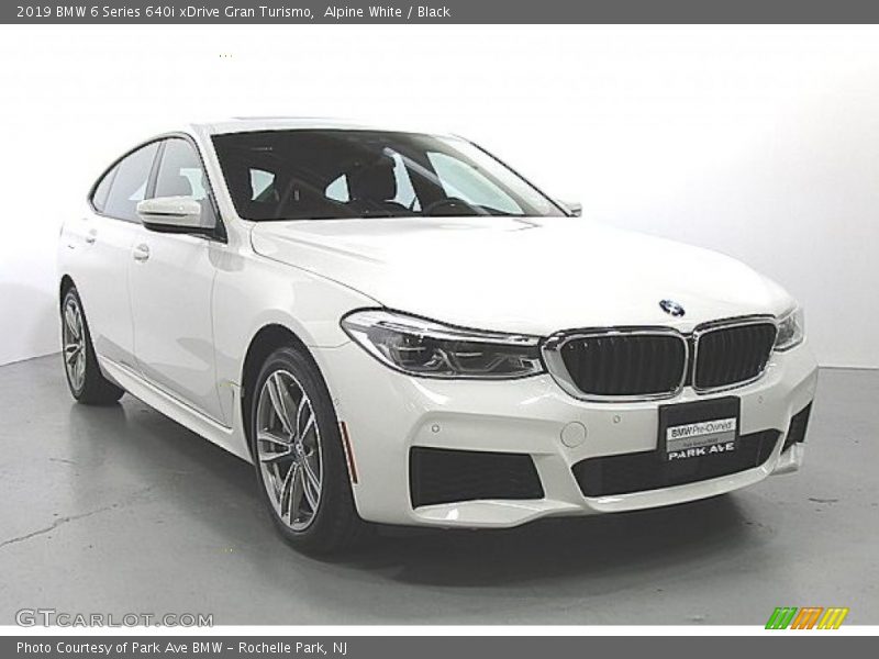 Alpine White / Black 2019 BMW 6 Series 640i xDrive Gran Turismo