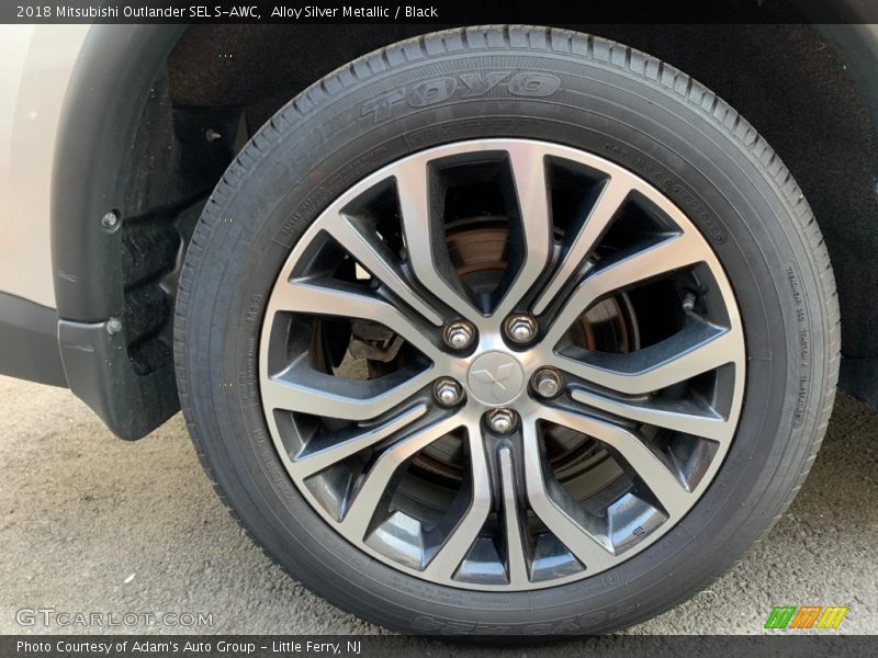 Alloy Silver Metallic / Black 2018 Mitsubishi Outlander SEL S-AWC