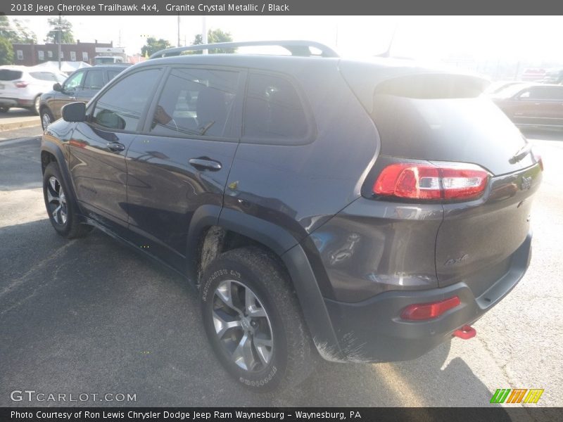 Granite Crystal Metallic / Black 2018 Jeep Cherokee Trailhawk 4x4