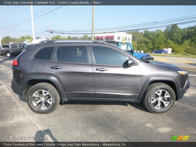 Granite Crystal Metallic / Black 2018 Jeep Cherokee Trailhawk 4x4