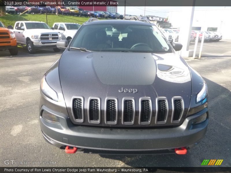 Granite Crystal Metallic / Black 2018 Jeep Cherokee Trailhawk 4x4