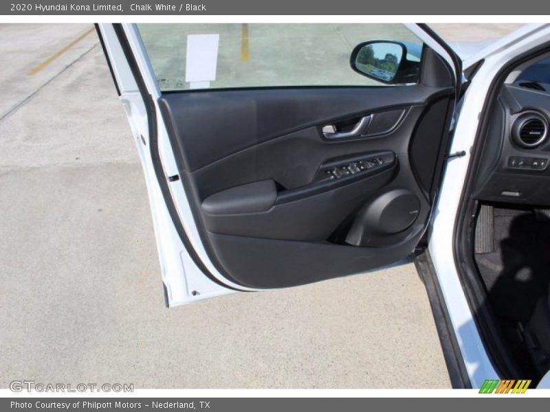 Chalk White / Black 2020 Hyundai Kona Limited
