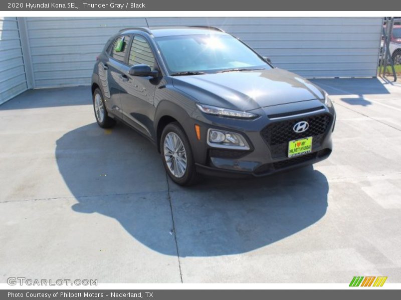 Thunder Gray / Black 2020 Hyundai Kona SEL