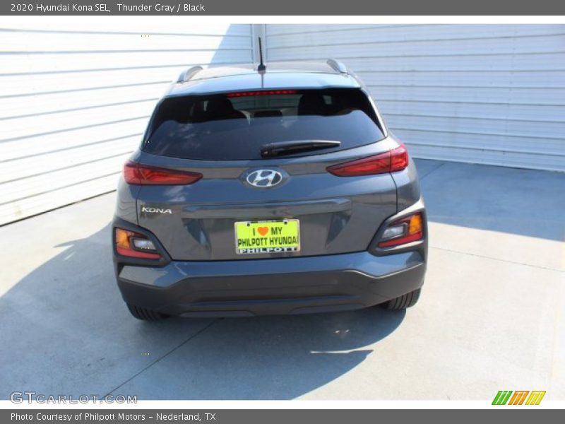 Thunder Gray / Black 2020 Hyundai Kona SEL