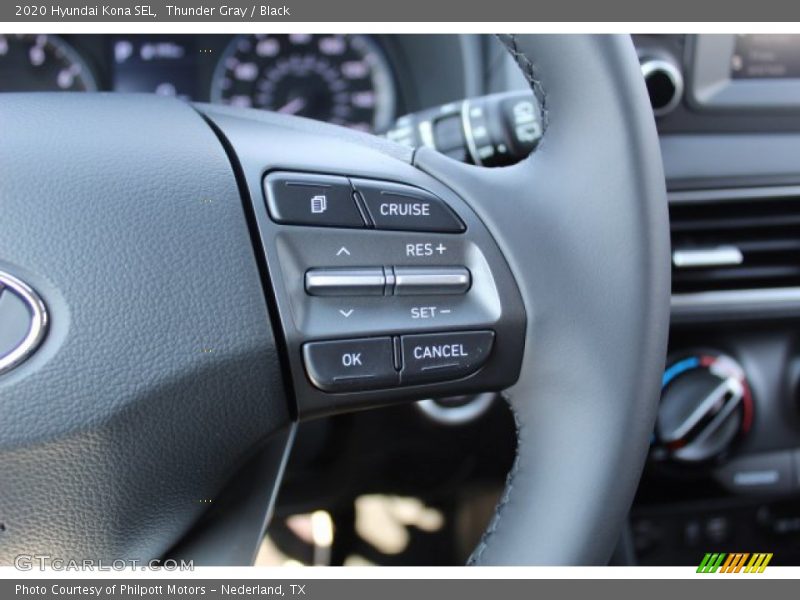 Thunder Gray / Black 2020 Hyundai Kona SEL