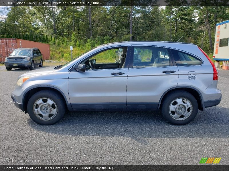 Whistler Silver Metallic / Black 2008 Honda CR-V LX 4WD