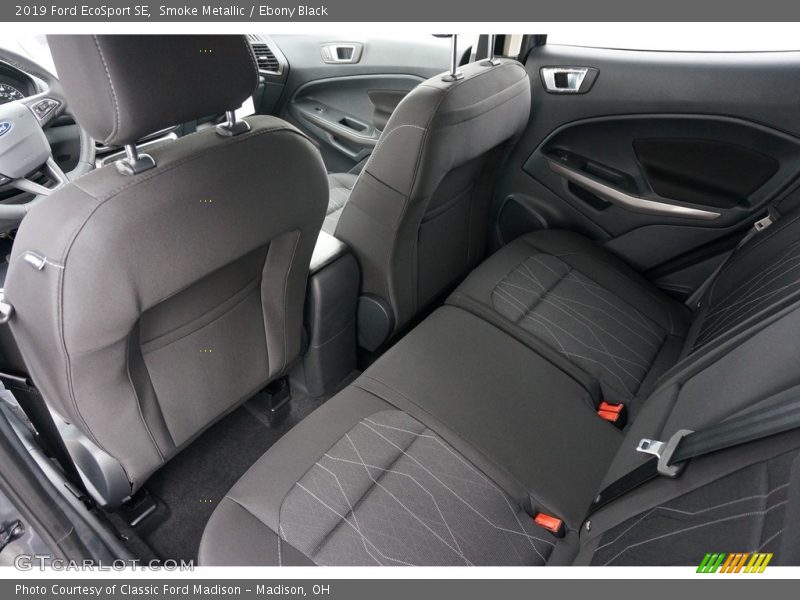 Smoke Metallic / Ebony Black 2019 Ford EcoSport SE