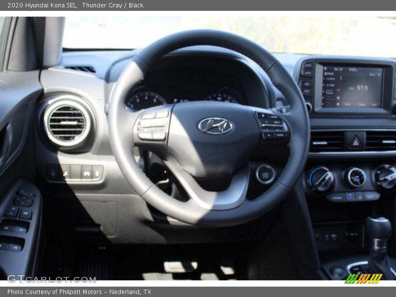 Thunder Gray / Black 2020 Hyundai Kona SEL