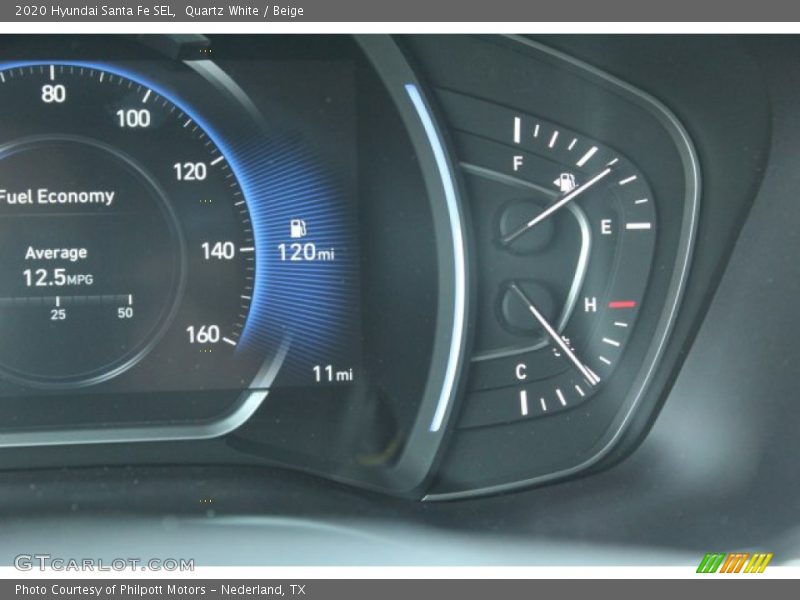 Quartz White / Beige 2020 Hyundai Santa Fe SEL