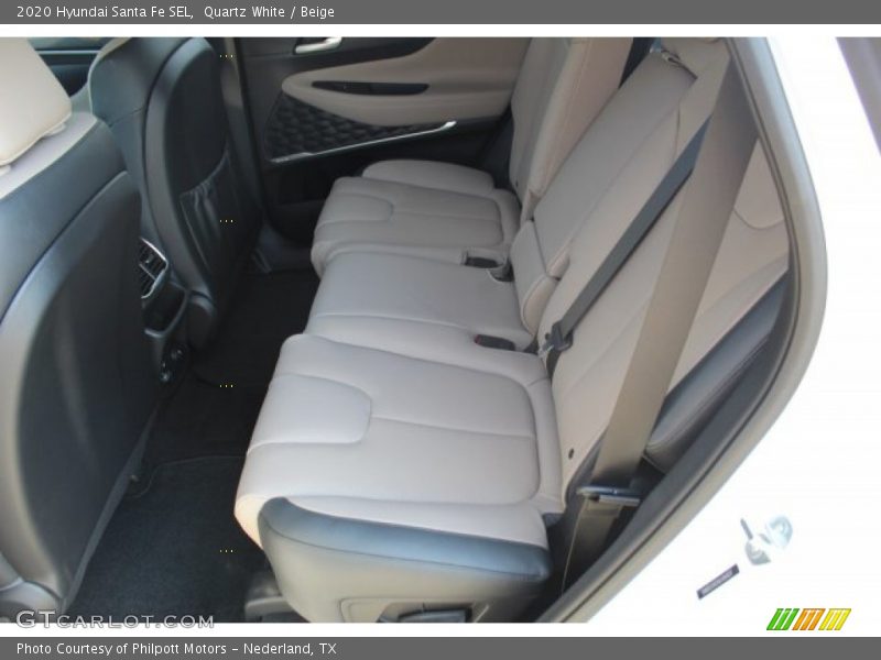 Quartz White / Beige 2020 Hyundai Santa Fe SEL