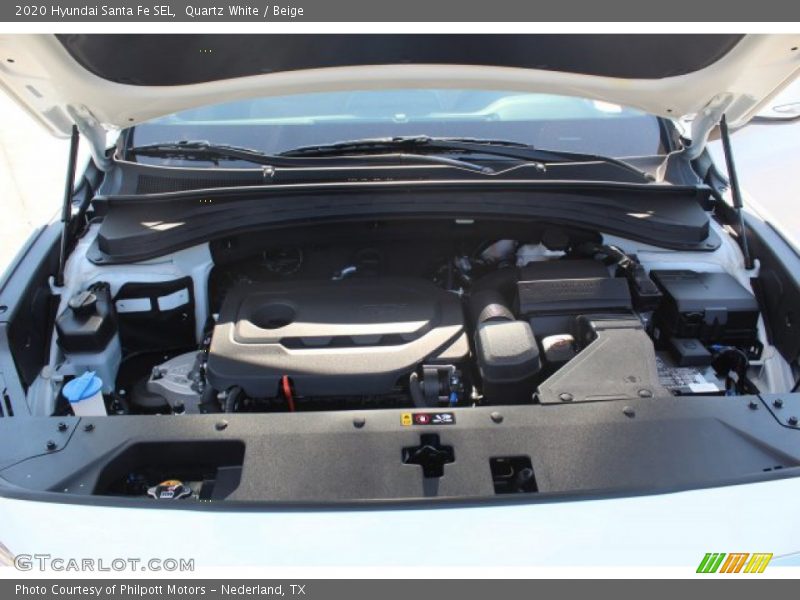 Quartz White / Beige 2020 Hyundai Santa Fe SEL