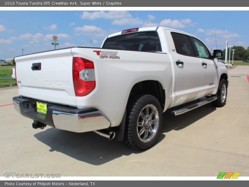 Super White / Graphite 2019 Toyota Tundra SR5 CrewMax 4x4