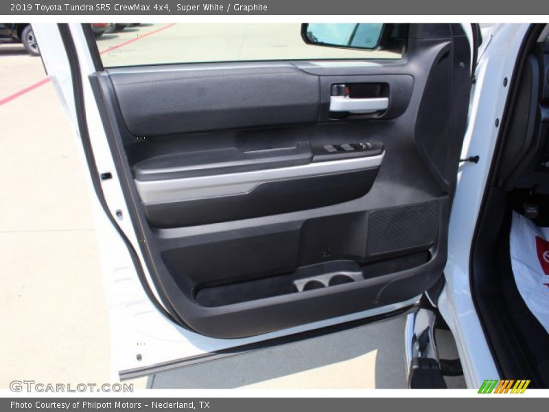 Super White / Graphite 2019 Toyota Tundra SR5 CrewMax 4x4