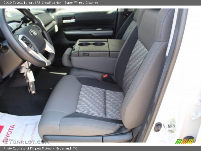 Super White / Graphite 2019 Toyota Tundra SR5 CrewMax 4x4