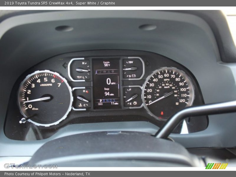 Super White / Graphite 2019 Toyota Tundra SR5 CrewMax 4x4