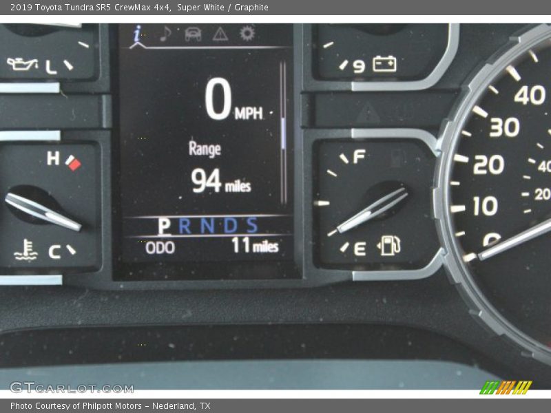 Super White / Graphite 2019 Toyota Tundra SR5 CrewMax 4x4