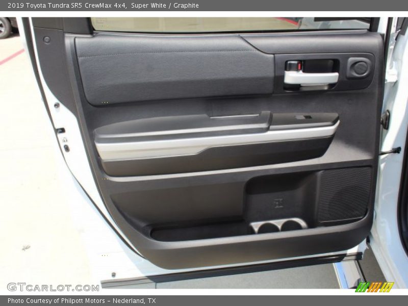 Super White / Graphite 2019 Toyota Tundra SR5 CrewMax 4x4