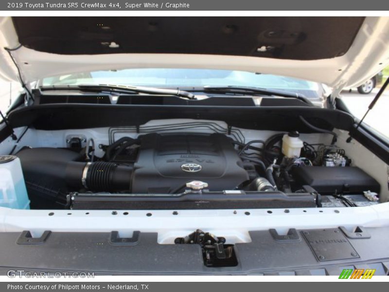Super White / Graphite 2019 Toyota Tundra SR5 CrewMax 4x4