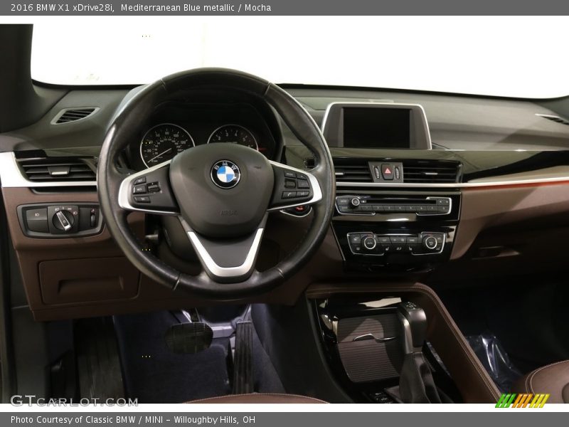 Mediterranean Blue metallic / Mocha 2016 BMW X1 xDrive28i
