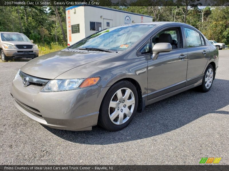 Galaxy Gray Metallic / Gray 2007 Honda Civic LX Sedan
