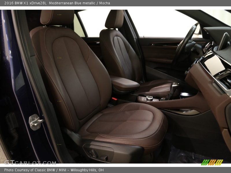 Mediterranean Blue metallic / Mocha 2016 BMW X1 xDrive28i
