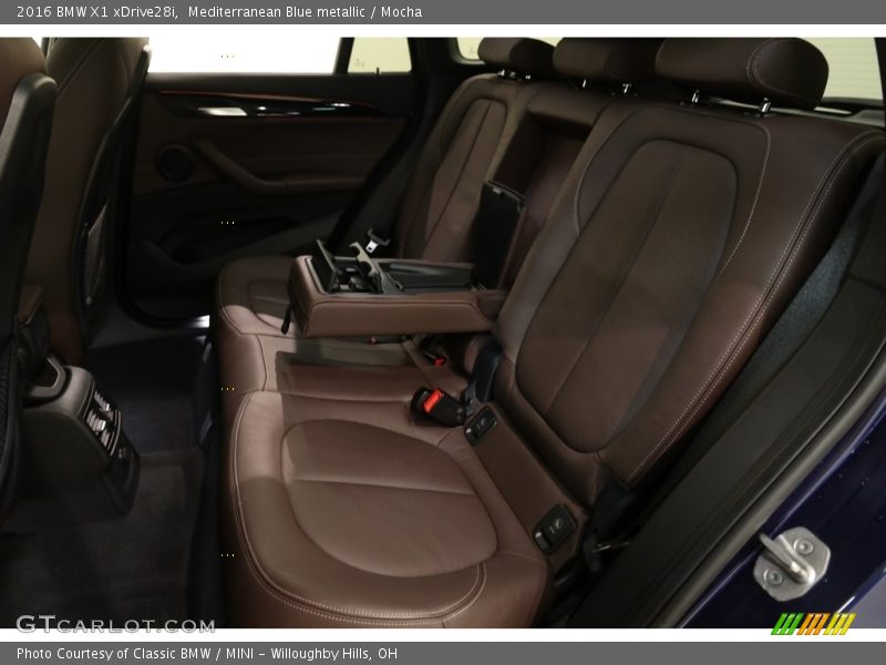Mediterranean Blue metallic / Mocha 2016 BMW X1 xDrive28i