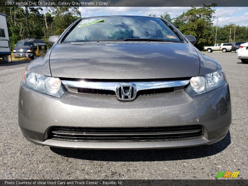 Galaxy Gray Metallic / Gray 2007 Honda Civic LX Sedan
