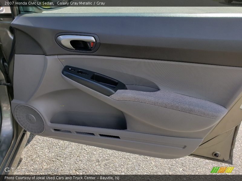 Galaxy Gray Metallic / Gray 2007 Honda Civic LX Sedan