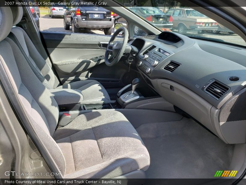 Galaxy Gray Metallic / Gray 2007 Honda Civic LX Sedan