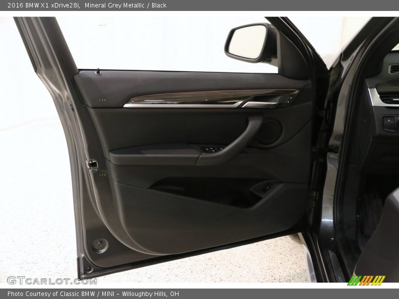 Mineral Grey Metallic / Black 2016 BMW X1 xDrive28i
