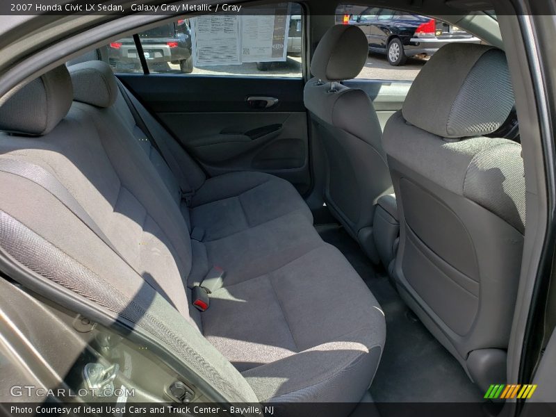 Galaxy Gray Metallic / Gray 2007 Honda Civic LX Sedan