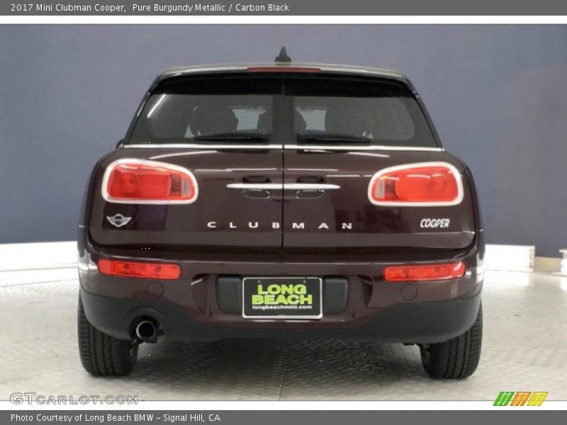 Pure Burgundy Metallic / Carbon Black 2017 Mini Clubman Cooper