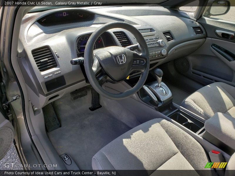 Galaxy Gray Metallic / Gray 2007 Honda Civic LX Sedan