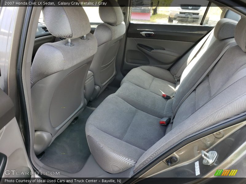 Galaxy Gray Metallic / Gray 2007 Honda Civic LX Sedan