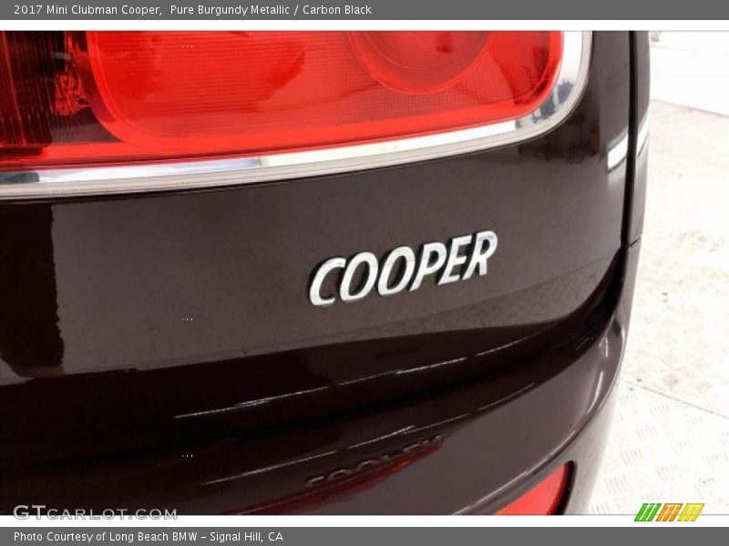 Pure Burgundy Metallic / Carbon Black 2017 Mini Clubman Cooper