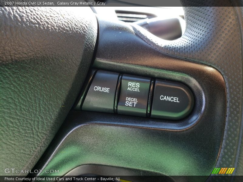 Galaxy Gray Metallic / Gray 2007 Honda Civic LX Sedan