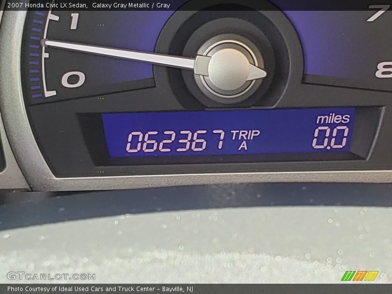 Galaxy Gray Metallic / Gray 2007 Honda Civic LX Sedan