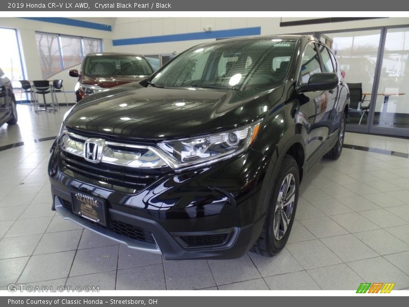 Crystal Black Pearl / Black 2019 Honda CR-V LX AWD