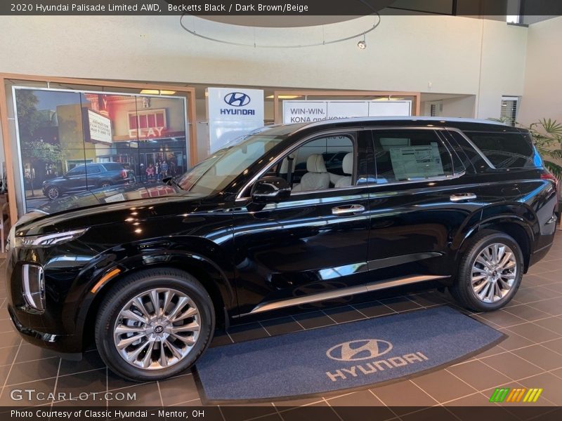 Becketts Black / Dark Brown/Beige 2020 Hyundai Palisade Limited AWD