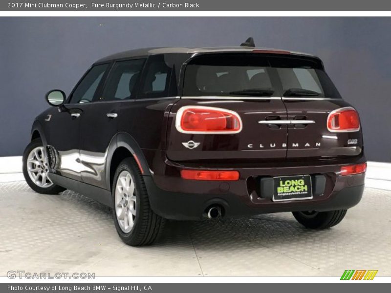 Pure Burgundy Metallic / Carbon Black 2017 Mini Clubman Cooper