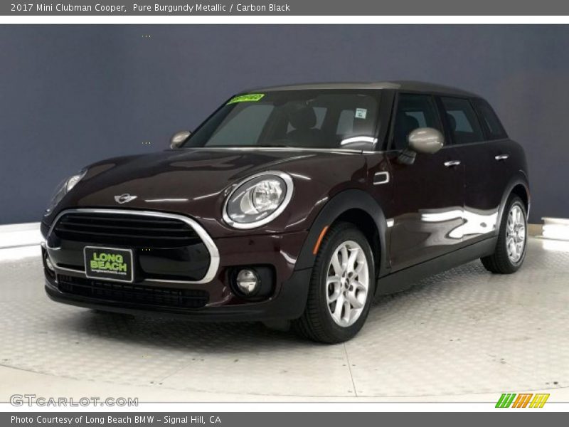 Pure Burgundy Metallic / Carbon Black 2017 Mini Clubman Cooper