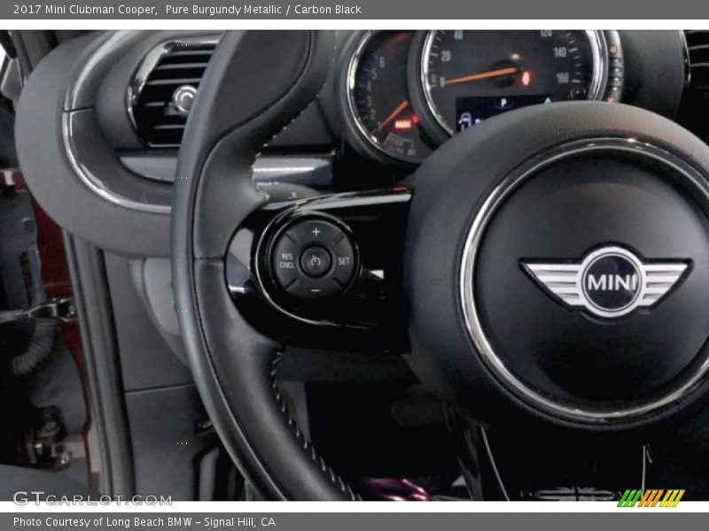 Pure Burgundy Metallic / Carbon Black 2017 Mini Clubman Cooper