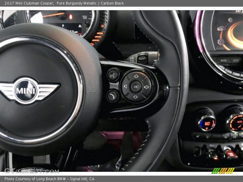 Pure Burgundy Metallic / Carbon Black 2017 Mini Clubman Cooper