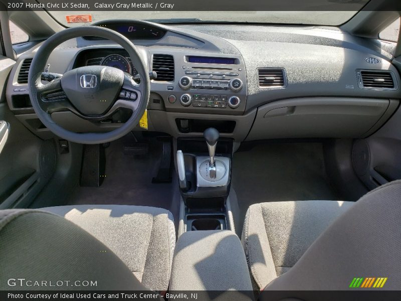 Galaxy Gray Metallic / Gray 2007 Honda Civic LX Sedan