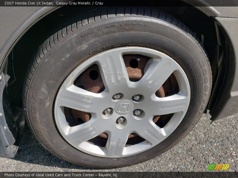 Galaxy Gray Metallic / Gray 2007 Honda Civic LX Sedan
