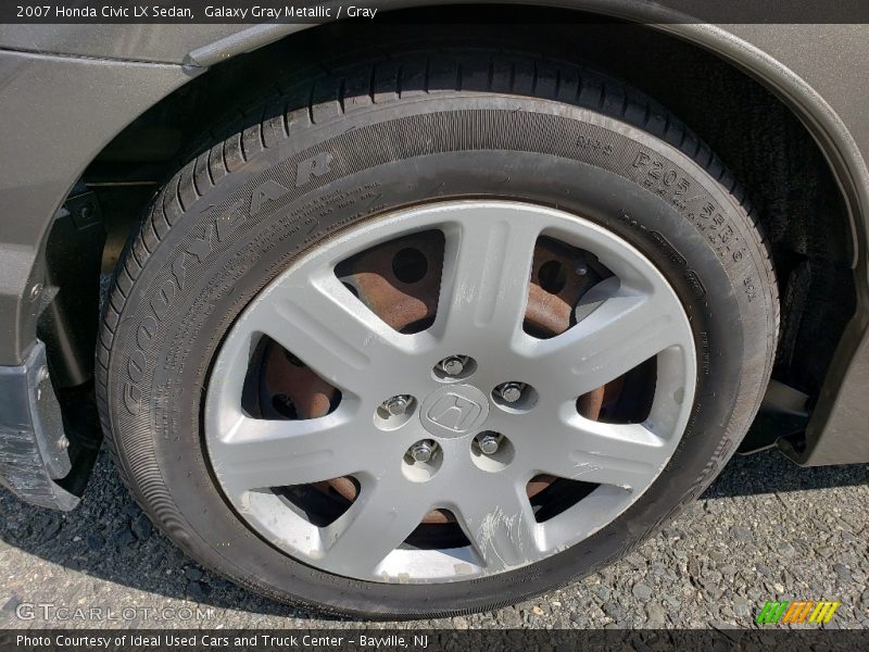 Galaxy Gray Metallic / Gray 2007 Honda Civic LX Sedan